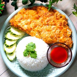 ข้าวไข่เจียวหมูสับ