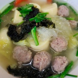 ต้มจืดหมูสับ+สาหร่าย+เต้าหู้