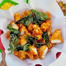 หมึกไข่ทอดกระเทียม