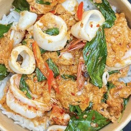 ข้าวห่อหมกทะเลไข่ข้น