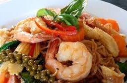 มาม่าผัดขี้เมากุ้ง