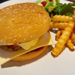 ดับเบิ้ลชีสเบอร์เกอร์ Double Cheese burger