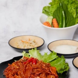 หมูผัดซอสเผ็ด