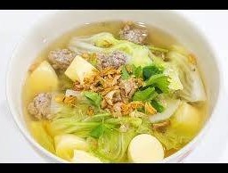 ต้มจืดหมูสับ