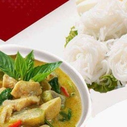 ขนมจีนแกงเขียวหวานไก่