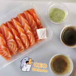Ceo Salmon แซลมอน กุ้งดอง แซลมอนดอง (รับประกันไม่ผิดหวัง) 😊 แซลมอน