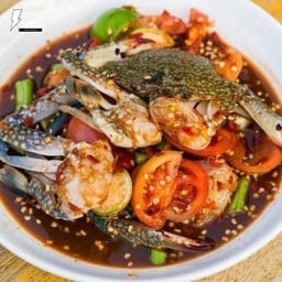 ไก่อบโอ่ง-ไก่หมุนบางแสน
