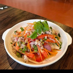 ยำวุ้นเส้นหมูสับ