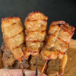 หมูปิ้งนมสดไม้ใหญ่ 1 ไม้