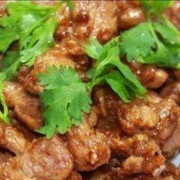 ไก่กระเทียม เป็นกับ