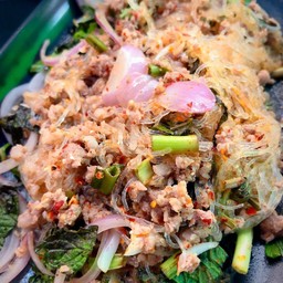 ลาบวุ้นเส้นหมูสับ