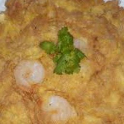 ข้าวไข่เจียวกุ้งสับ