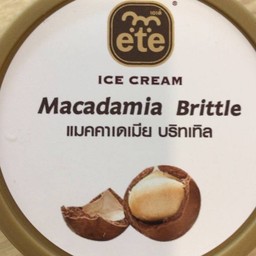 ไอศกรีมแมคคาดาเมีย บริทเทิ้ล