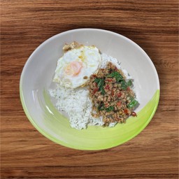 กะเพราหมูสับ