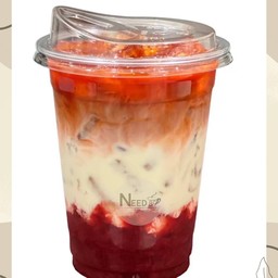 ชาไทยนมสด สตรอว์เบอรี่