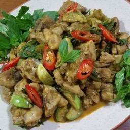 เขียวหวานหมู+ข้าว