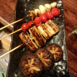 ผักเสียบไม้ย่าง