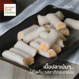 ปลาแท่งม้วนไข่เค็ม 5ชิ้น