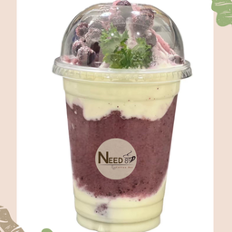 บลูเบอรี่สมู๊ทตี้โยเกิร์ต