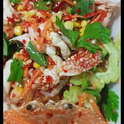 ยำปูม้าสุก