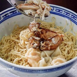 บะหมี่+เกี๊ยว ข้อปูทะเล