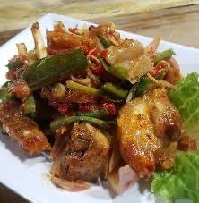 Spicy Crispy Pork Salad