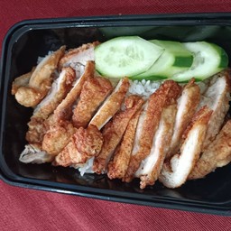 ข้าวไก่ทอด