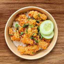 กะเพราไก่กรอบแสนอร่อย