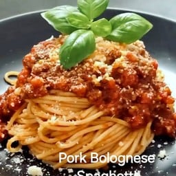 สปาเก็ตตี้หมู Pork Bolognese Spaghetti