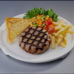 สเต็กหมูบด