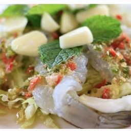 กุ้งแช่น้ำปลา