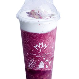 Red grapes smoothie  cream cheese