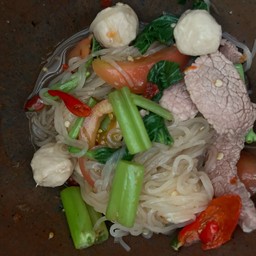 ตำเส้นเล็ก หมู