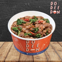 ข้าวกะเพราเนื้อเสือร้องให้