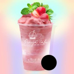 สตอเบอรี่ปั่นนมสด สมูทตี้