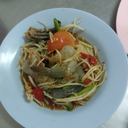 ตำปูกุ้งสด