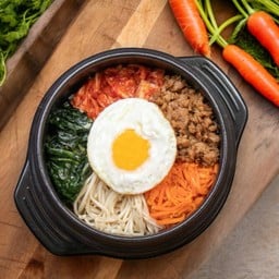 บิบิมบับหมู Pork Bulgogi Bibimbap