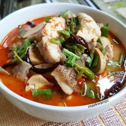 ต้มยำปลากระพง Tom Yum Fish  Best Seller