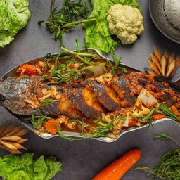 แป๊ะซะปลาช่อนทอดแกงส้ม