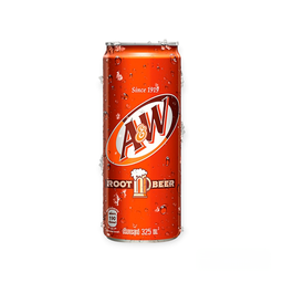 A&W กลิ่นรูทเบียร์ (กระป๋อง)