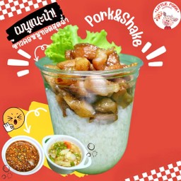 👍🏻ข้าวหมูทอด Shake Shake เขย่าความอร่อย!!