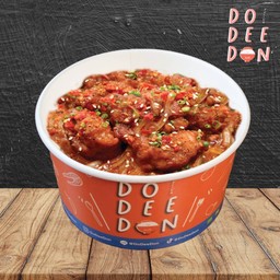 ข้าวไก่คาราเกะซอสหม่าล่า