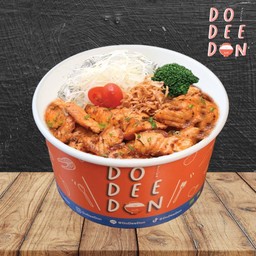 ข้าวหน้าน้องม่อนหั่นเต๋าผัดแจ่ว