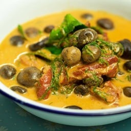 แกงคั่วเห็ดเผาะ