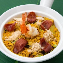 ข้าวอบสับปะรด (หม้ออบ)