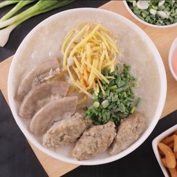 โจ๊กหมู-ไส้(พิเศษ)