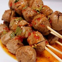 ลูกชิ้นเอ็นเนื้อทอด