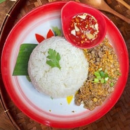 หมูสับทอดกระเทียม