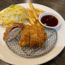 สเต๊กไก่ทอด