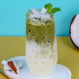 มัทฉะมะพร้าวนมสด